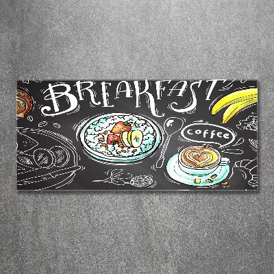 Quadro vetro acrilico Colazione