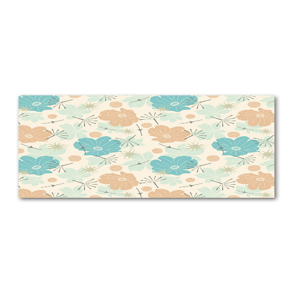 Quadro su vetro acrilico Motivo floreale