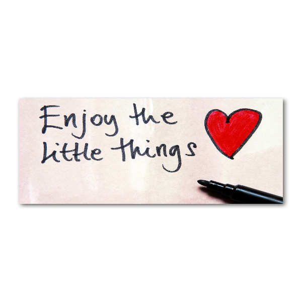 Quadro su vetro acrilico Piccole cose