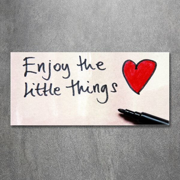 Quadro su vetro acrilico Piccole cose