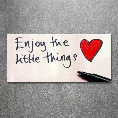 Quadro su vetro acrilico Piccole cose