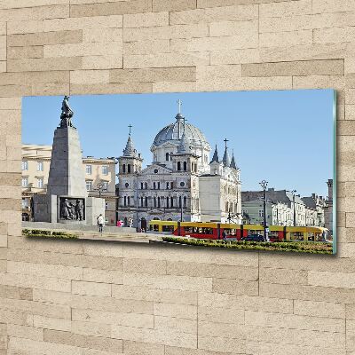 Quadro vetro acrilico Piazza della Libertà Łódź