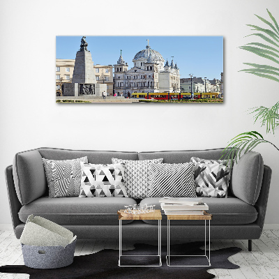 Quadro vetro acrilico Piazza della Libertà Łódź