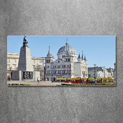 Quadro vetro acrilico Piazza della Libertà Łódź