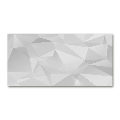 Quadro in vetro acrilico Triangoli astratti