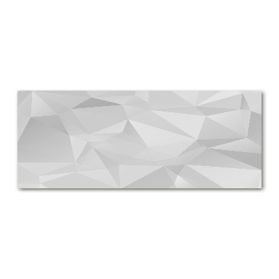 Quadro in vetro acrilico Triangoli astratti