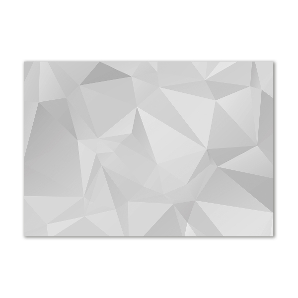 Quadro in vetro acrilico Triangoli astratti