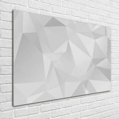 Quadro in vetro acrilico Triangoli astratti