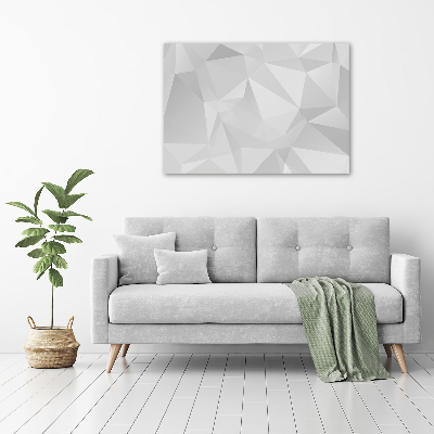 Quadro in vetro acrilico Triangoli astratti