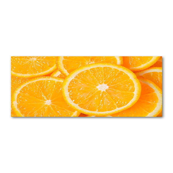 Quadro vetro acrilico Fette d'arancia