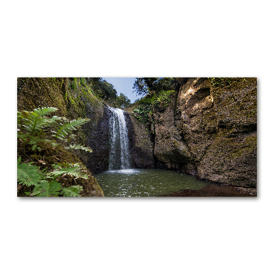 Quadro in vetro acrilico Cascata in Sardegna
