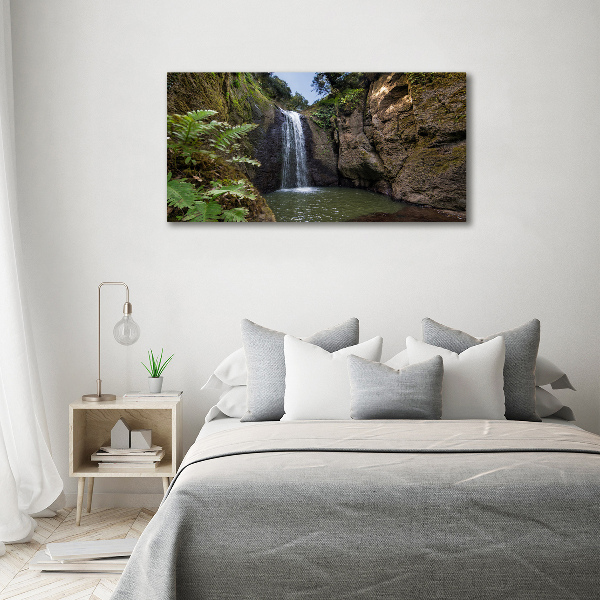 Quadro in vetro acrilico Cascata in Sardegna