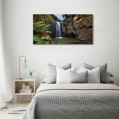 Quadro in vetro acrilico Cascata in Sardegna
