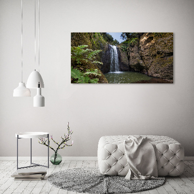 Quadro in vetro acrilico Cascata in Sardegna