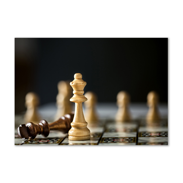 Quadro in vetro acrilico Scacchi