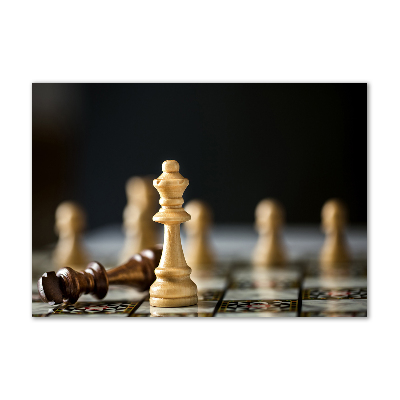 Quadro in vetro acrilico Scacchi