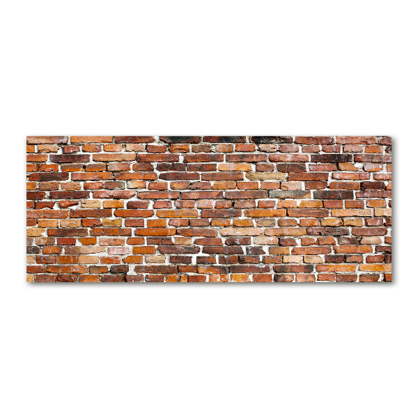 Quadro in vetro acrilico Muro di mattoni