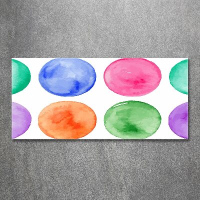 Quadro vetro acrilico Cerchi colorati