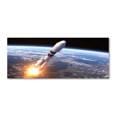 Quadro vetro acrilico Razzo spaziale