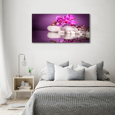 Quadro in vetro acrilico Orchidea rosa