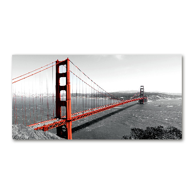 Quadro vetro acrilico Ponte di San Francisco