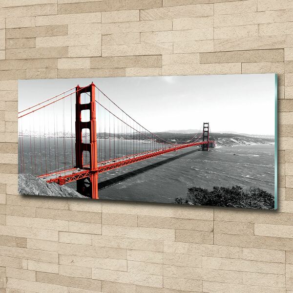 Quadro vetro acrilico Ponte di San Francisco