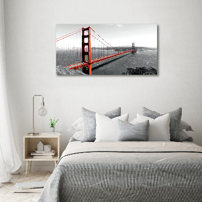 Quadro vetro acrilico Ponte di San Francisco
