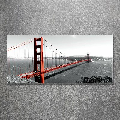 Quadro vetro acrilico Ponte di San Francisco