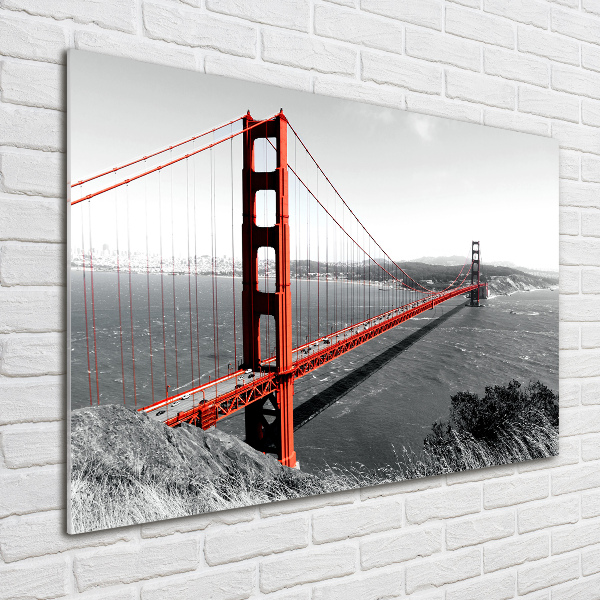 Quadro vetro acrilico Ponte di San Francisco
