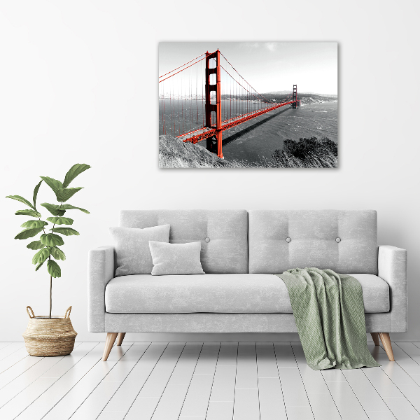 Quadro vetro acrilico Ponte di San Francisco