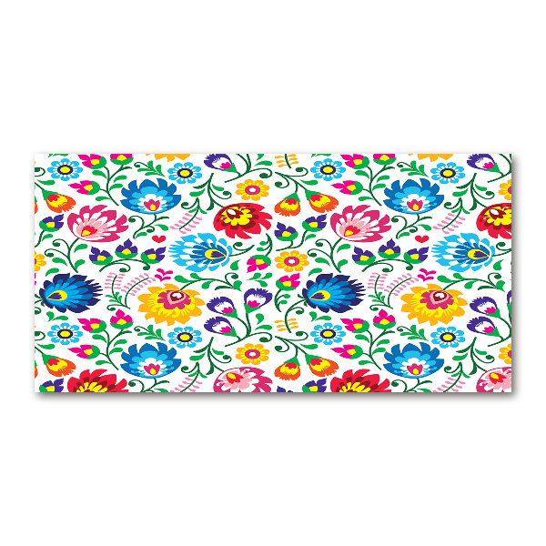 Quadro in vetro acrilico Modello etnico