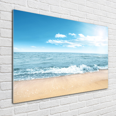 Quadro su vetro acrilico Spiaggia