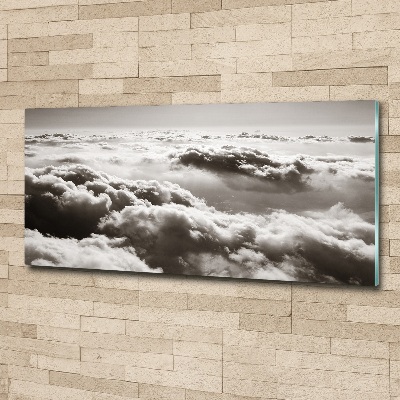 Quadro in vetro acrilico Nuvole viste dall'alto