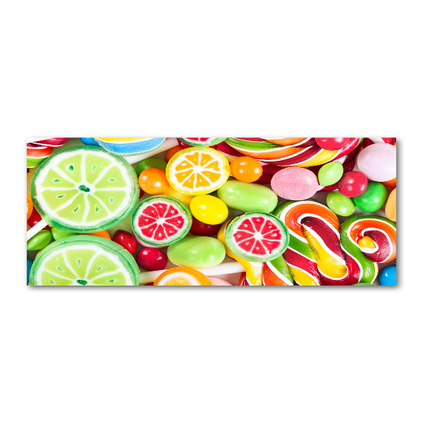 Quadro vetro acrilico Caramelle colorate