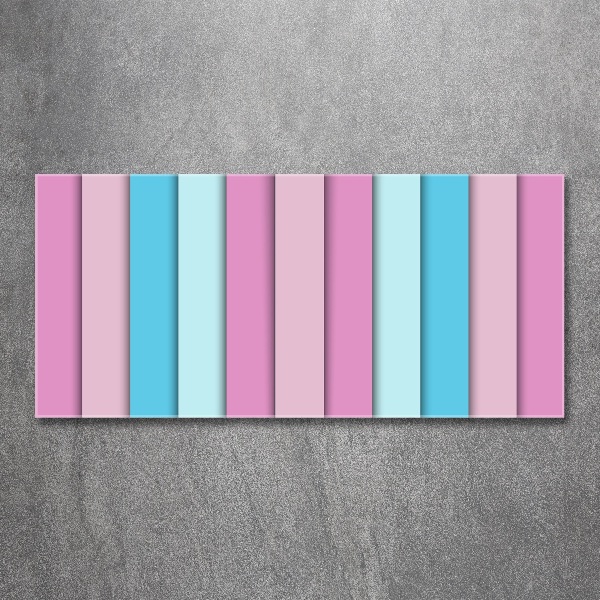 Quadro vetro acrilico Strisce colorate