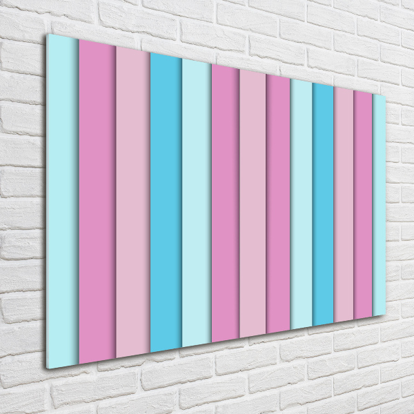 Quadro vetro acrilico Strisce colorate