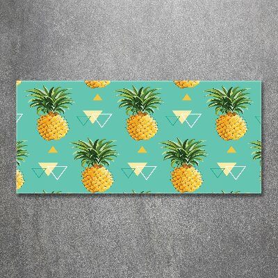 Quadro in vetro acrilico Ananas