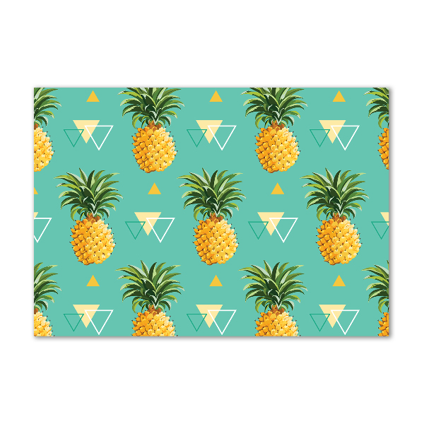 Quadro in vetro acrilico Ananas