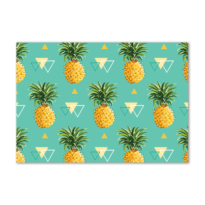 Quadro in vetro acrilico Ananas