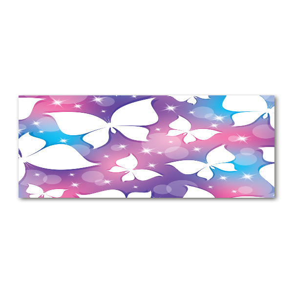 Quadro vetro acrilico Farfalle