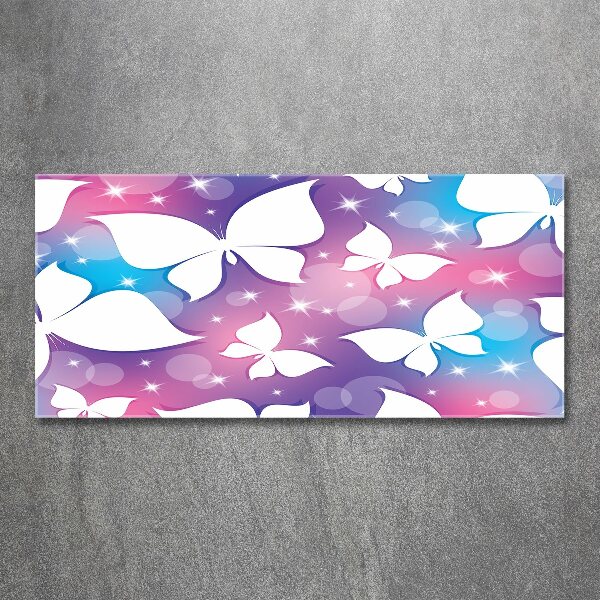 Quadro vetro acrilico Farfalle