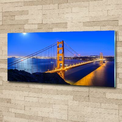 Quadro su vetro acrilico Ponte di San Francisco