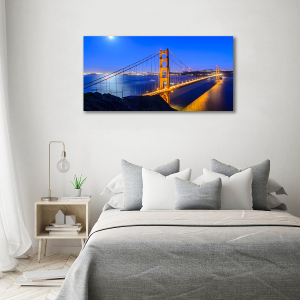 Quadro su vetro acrilico Ponte di San Francisco