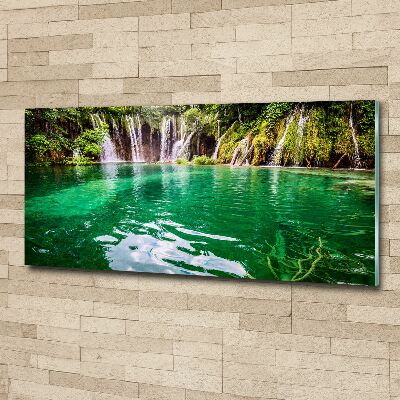 Quadro vetro acrilico Lago di Plitvice