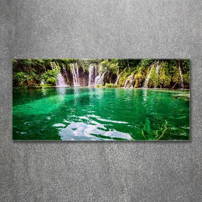 Quadro vetro acrilico Lago di Plitvice