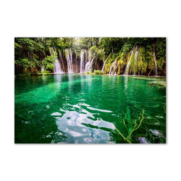 Quadro vetro acrilico Lago di Plitvice