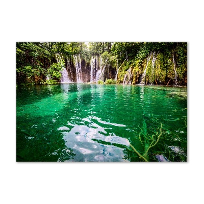 Quadro vetro acrilico Lago di Plitvice