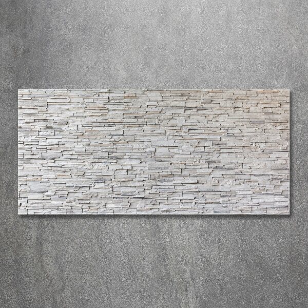 Quadro in vetro acrilico Muro di pietra