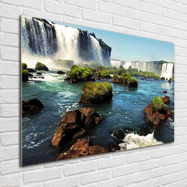 Quadro vetro acrilico Cascata di Igazu