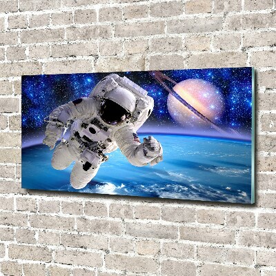 Quadro su vetro acrilico Astronauta